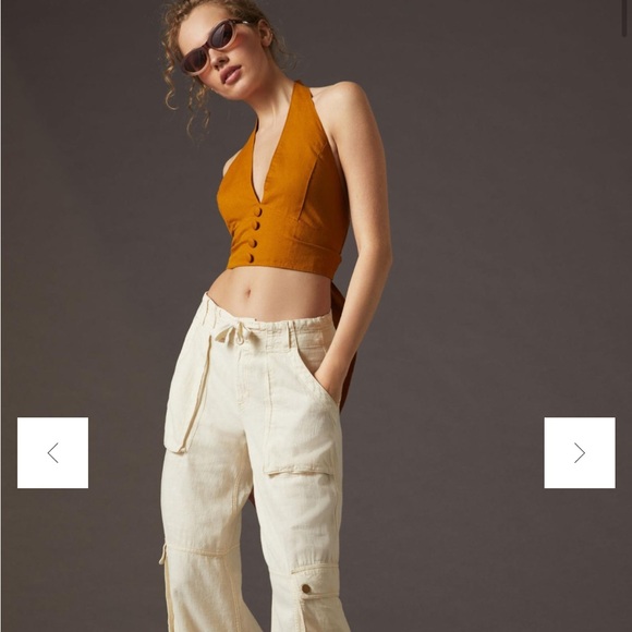 Anthropologie Cropped, Backless Halter Vest - Size Small - New w/o Tags - Picture 3 of 7